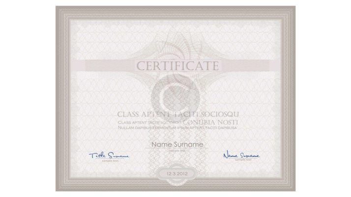 Stone’s Certificate